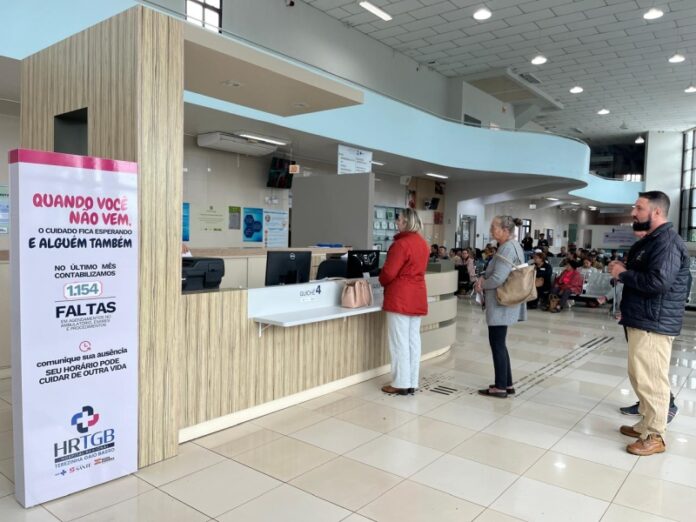 Mais de 3,7 mil pacientes faltaram a consultas e exames
