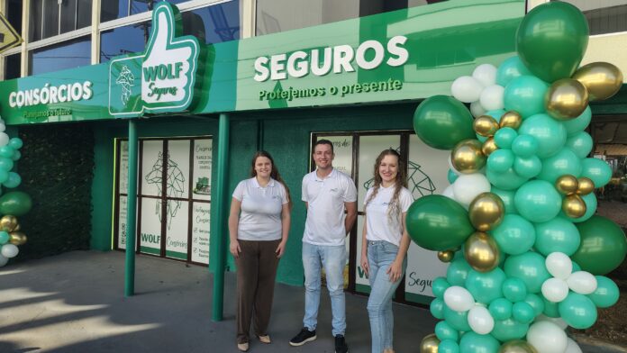 3 A Wolf Seguros está instalada na Rua Padre Balduíno Rambo, próximo ao Sicoob, em Tunápolis.