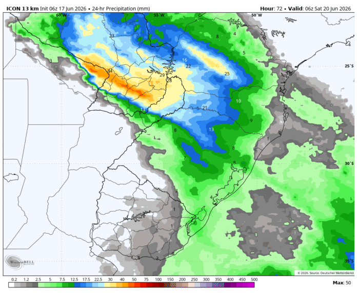 Chuva de sexta