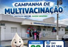 CAMPANHA DE MULTIVACINAÇÃO NESTE SÁBADO, 22 DE AGOSTO! 22082026vacinacao