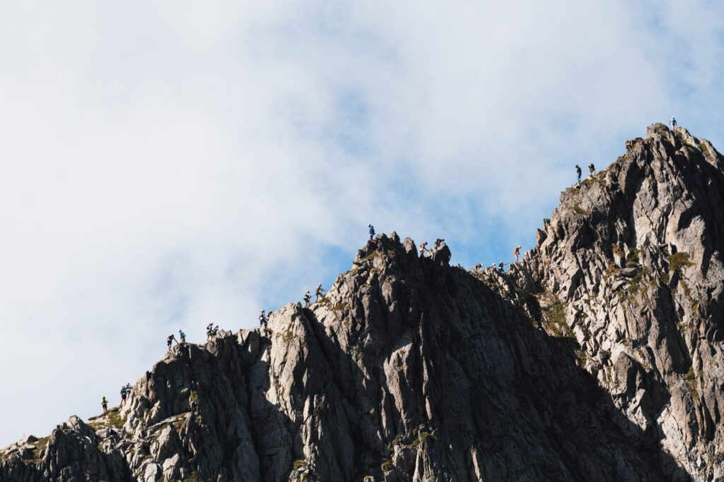 5 Momento mais desafiador da prova, quando o uso do kit Via Ferrata foi obrigatório para a travessia da montanha
